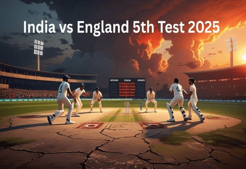  India vs England 5th Test 2025 – India's Make-or-Break Comeback Plan (Seriously)